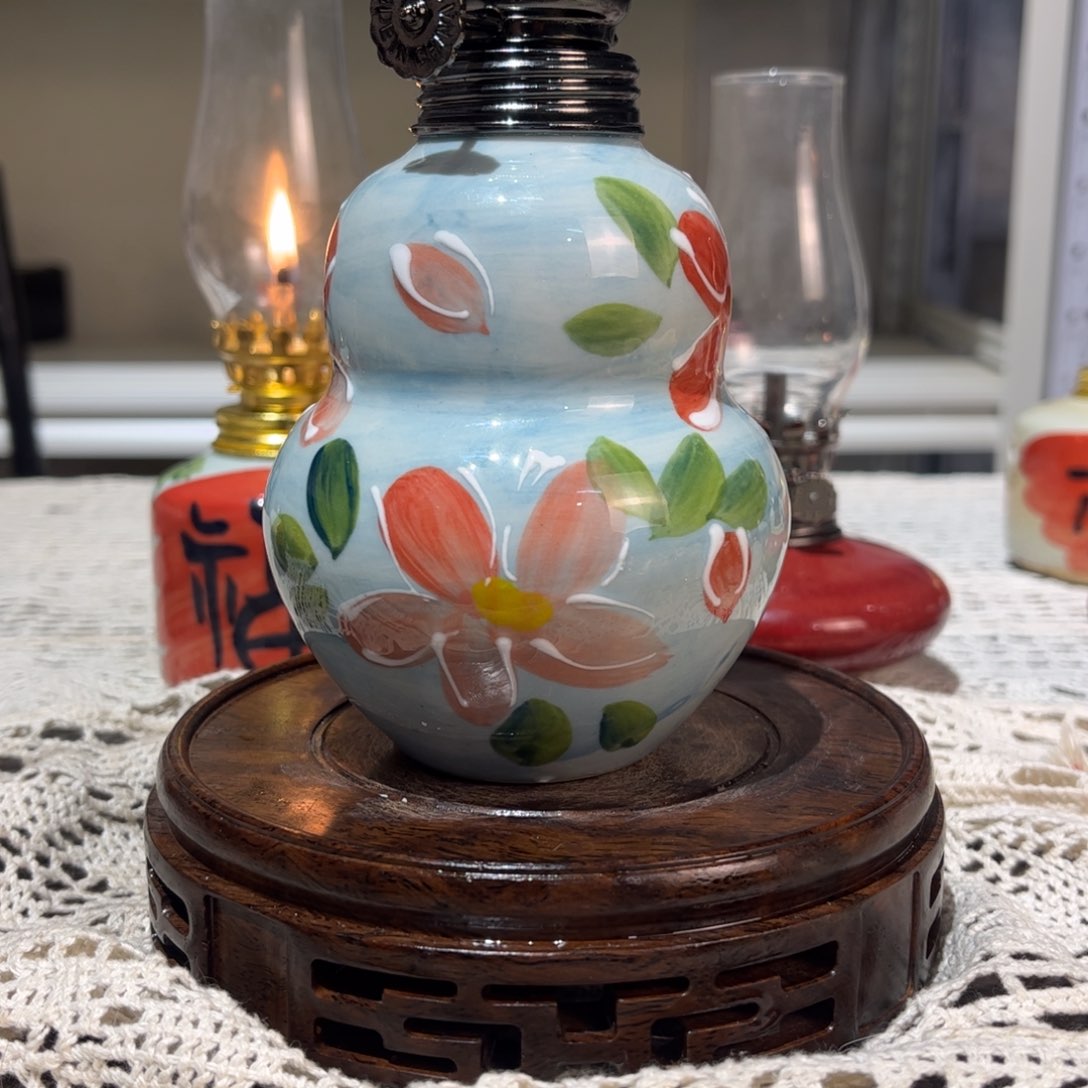 摆件景德镇陶瓷香薰灯