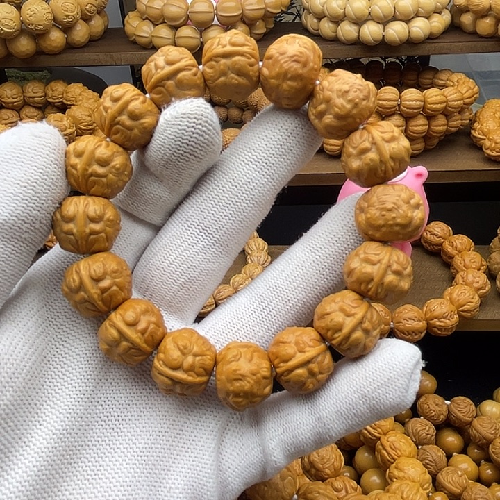 手串猴头核桃金蟾手串17