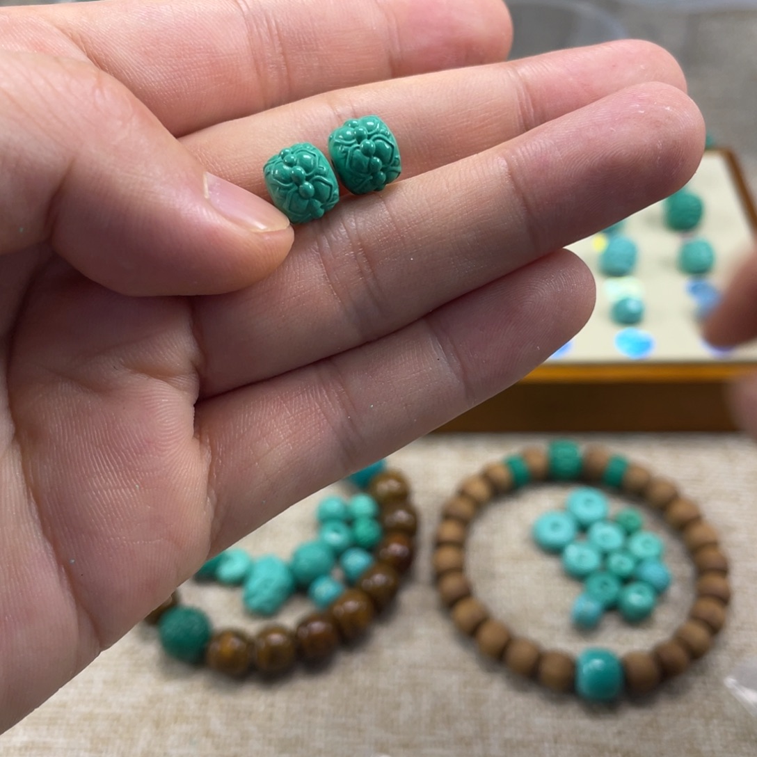 原生态湖北矿小配饰，直径9