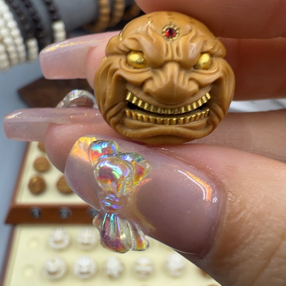 猴头核桃吊坠史****?单颗