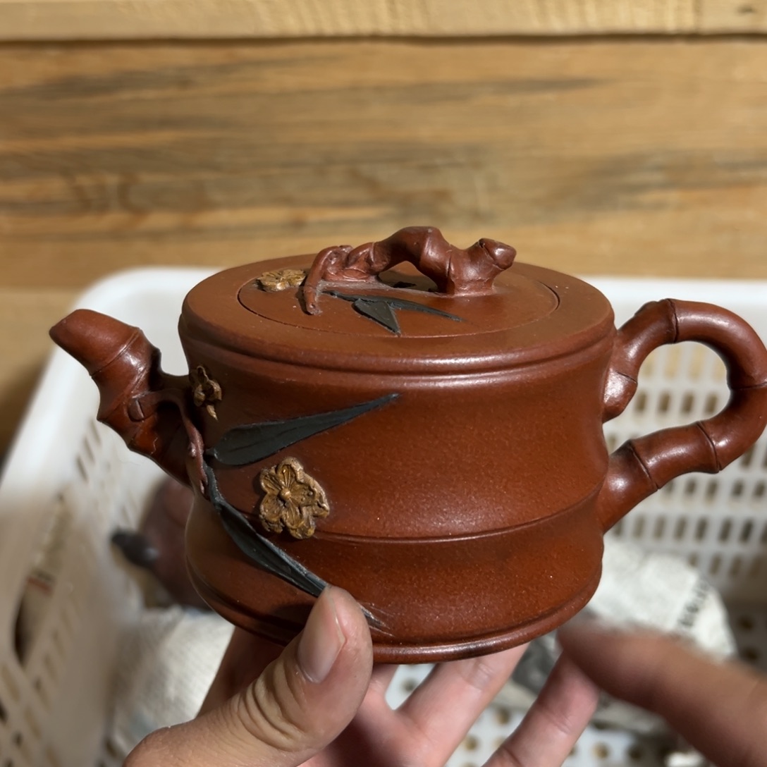 紫砂茶壶老厂紫砂壶一件！
