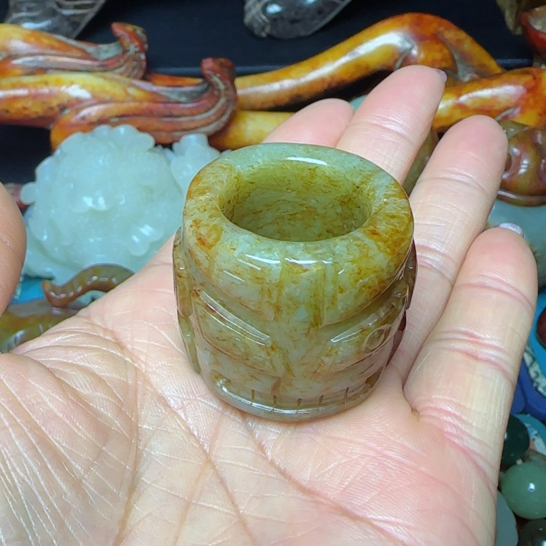 和田玉扳指未镶嵌