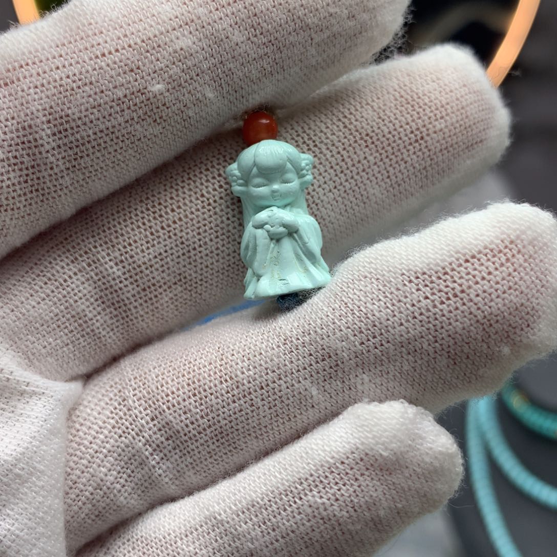 绿松石挂件未镶嵌