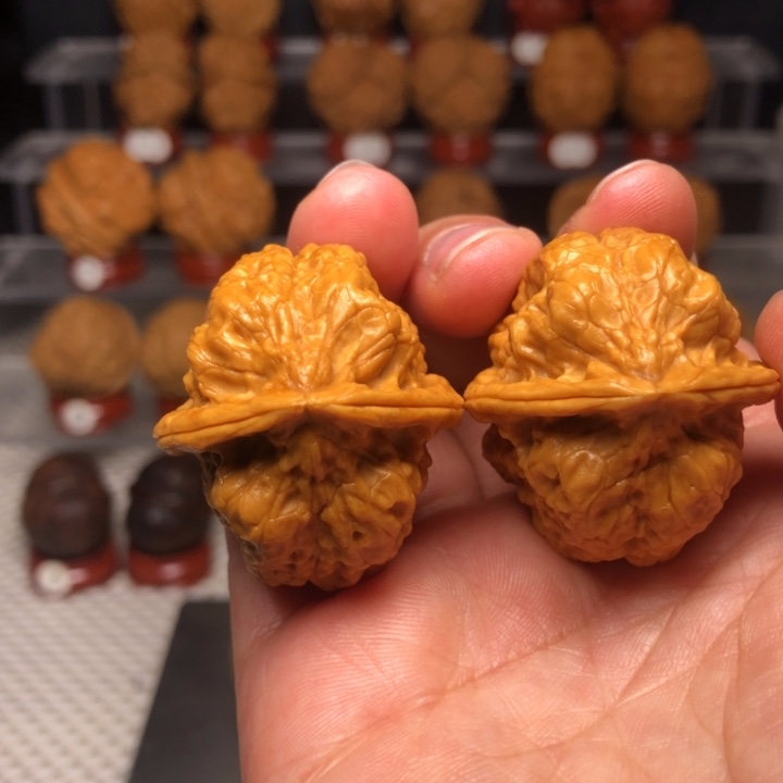 晚***狗文玩核桃把件220霸王枪