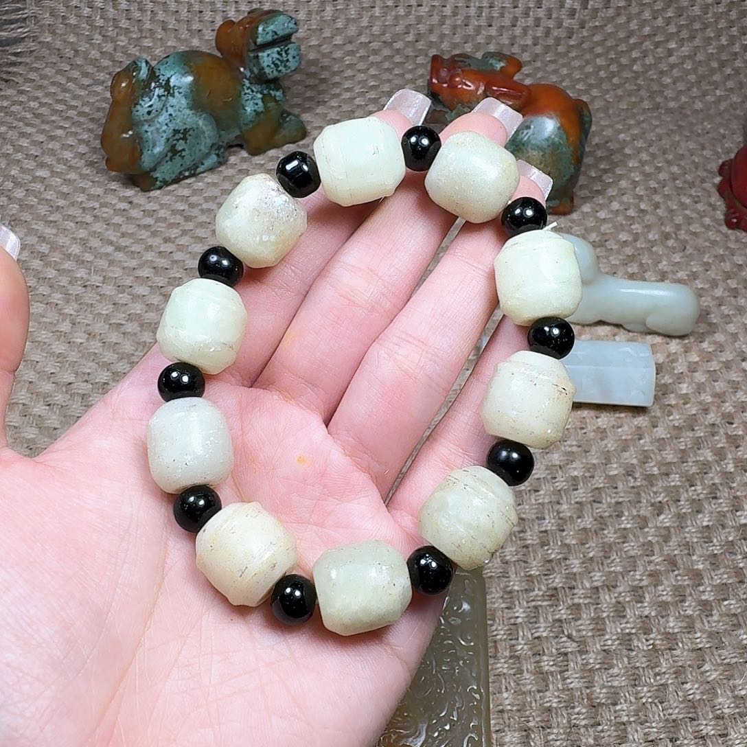 白玉菩提吊坠挂件