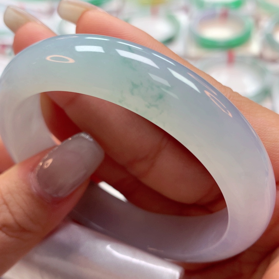 翡翠手镯未镶嵌54正14号88