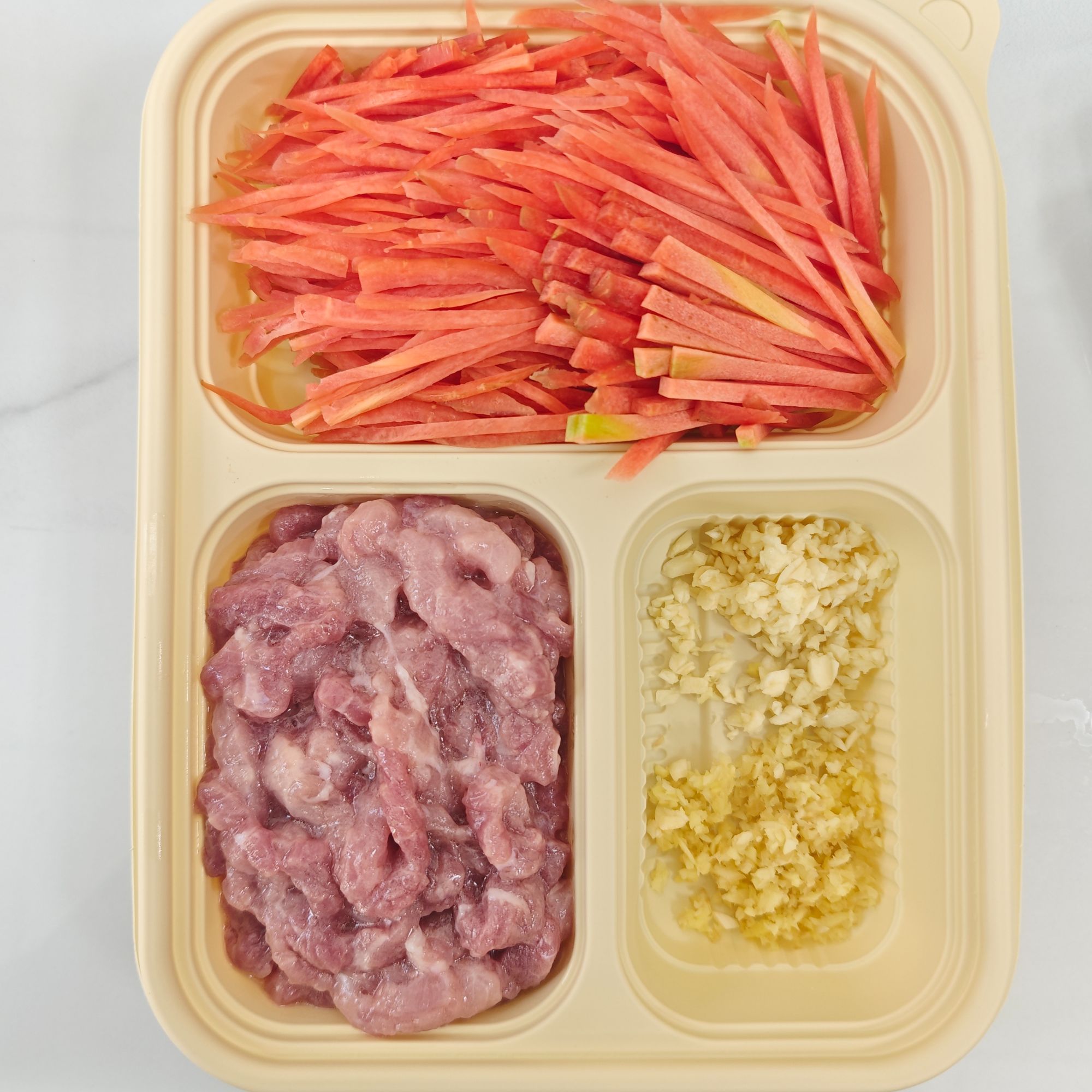 红萝卜肉丝（鲜精瘦肉约150-260g）