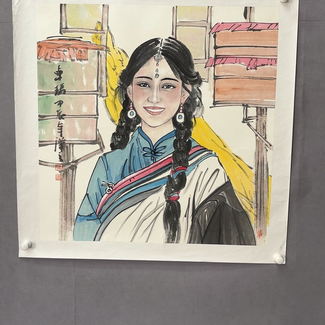 国画亲笔手绘原创