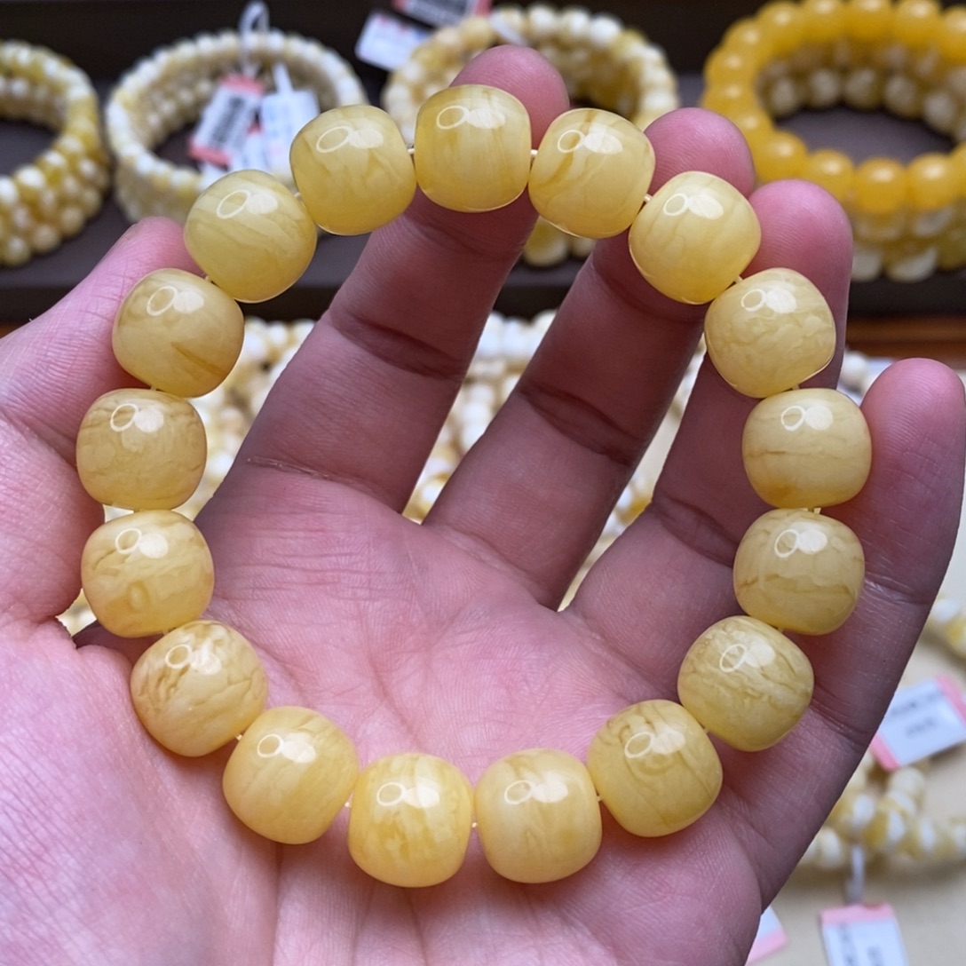 琥珀未镶嵌珠宝奇石13.5mm
