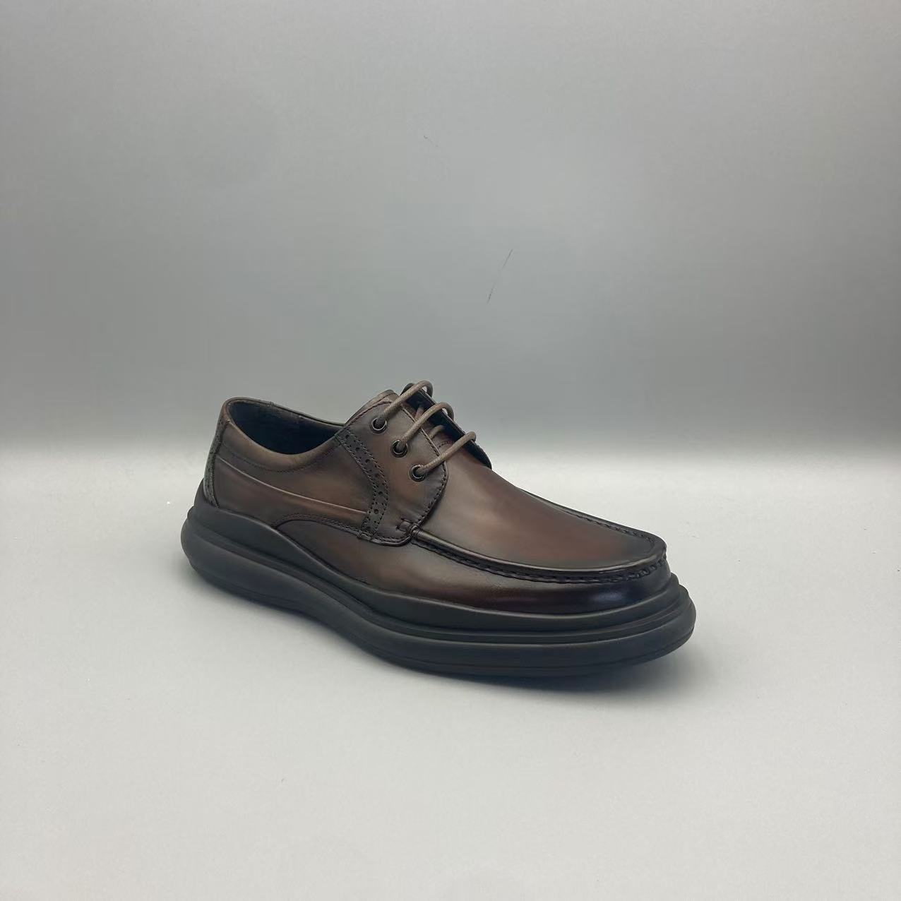 Pierre Shark/鲨鱼男鞋高端男士商务正装休闲皮鞋66632