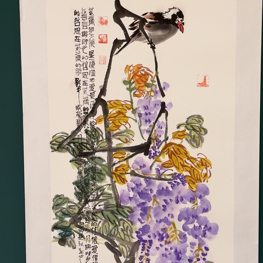 国画邹联富老师的作品