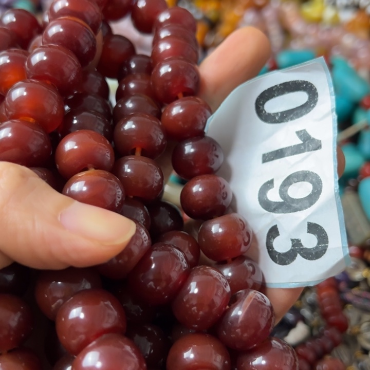 风***漠玛瑙/玉髓颈饰未镶嵌