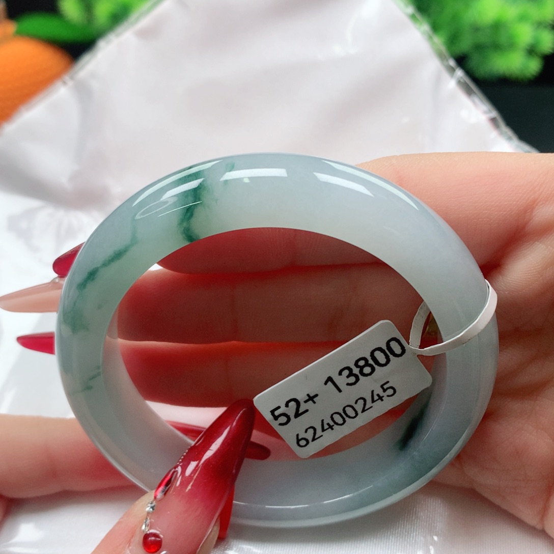 翡翠手镯未镶嵌52 53 52 53