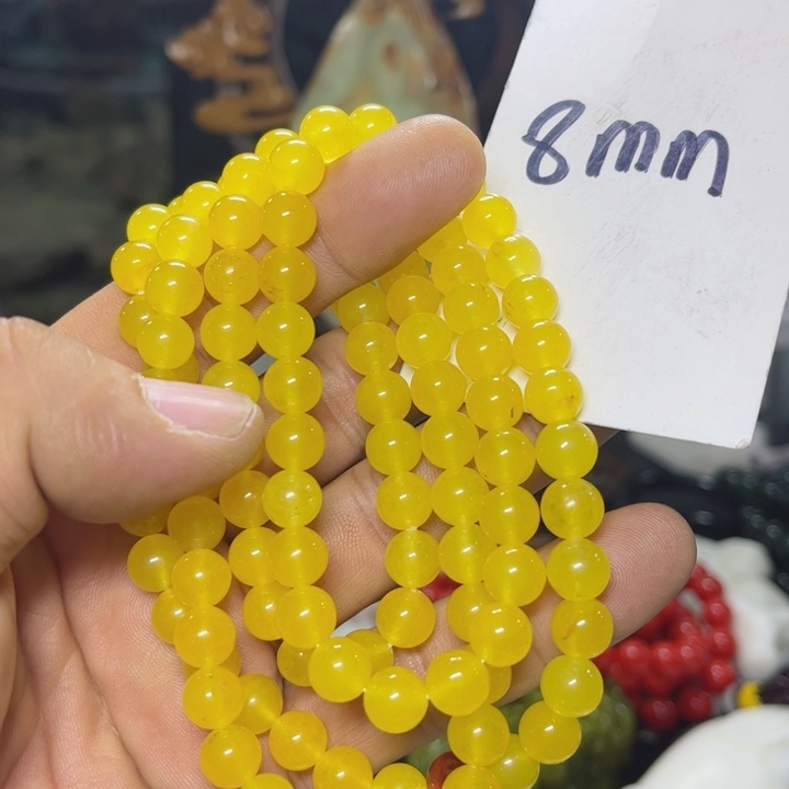 蛇纹石玉项链未镶嵌