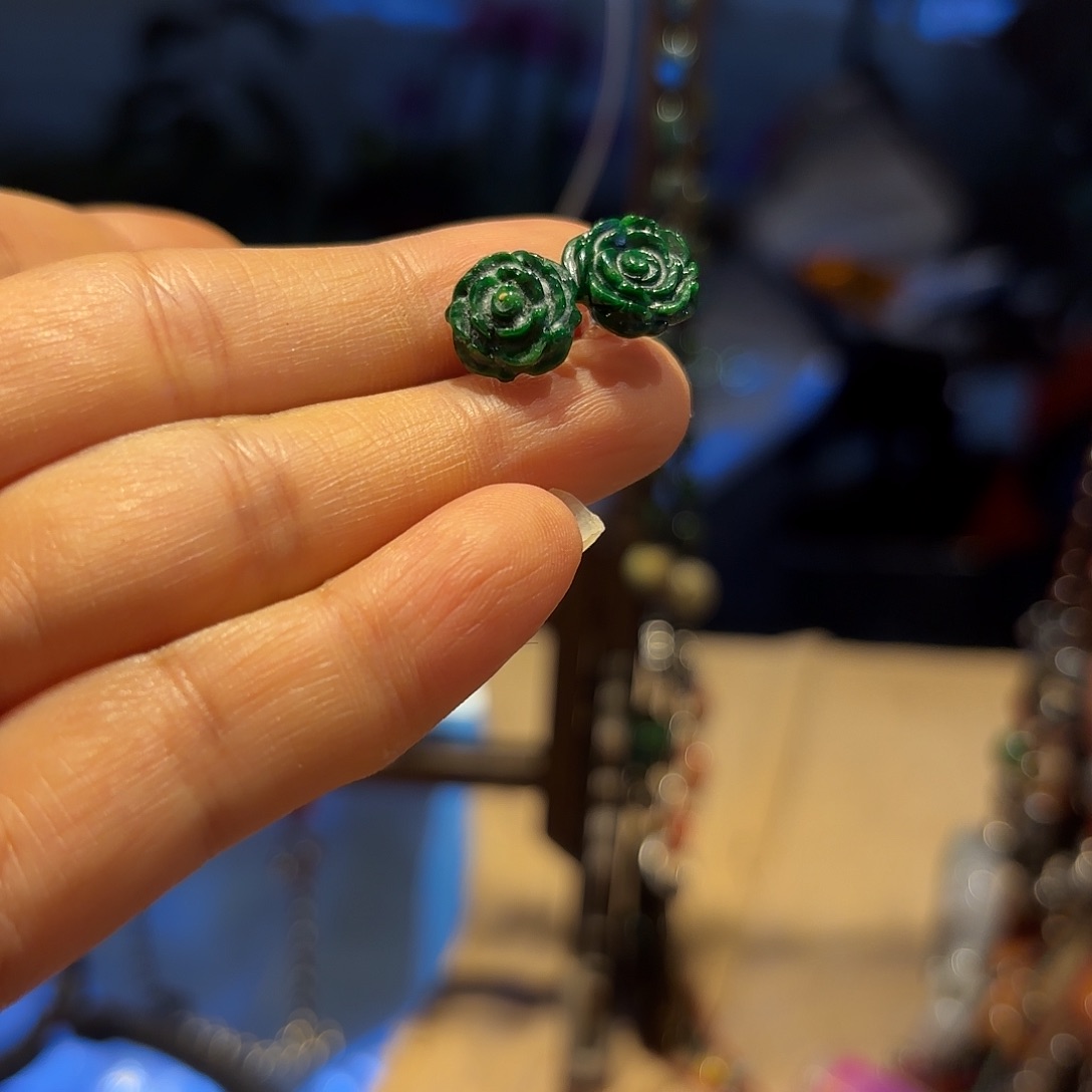 翡翠未镶嵌颈饰原创