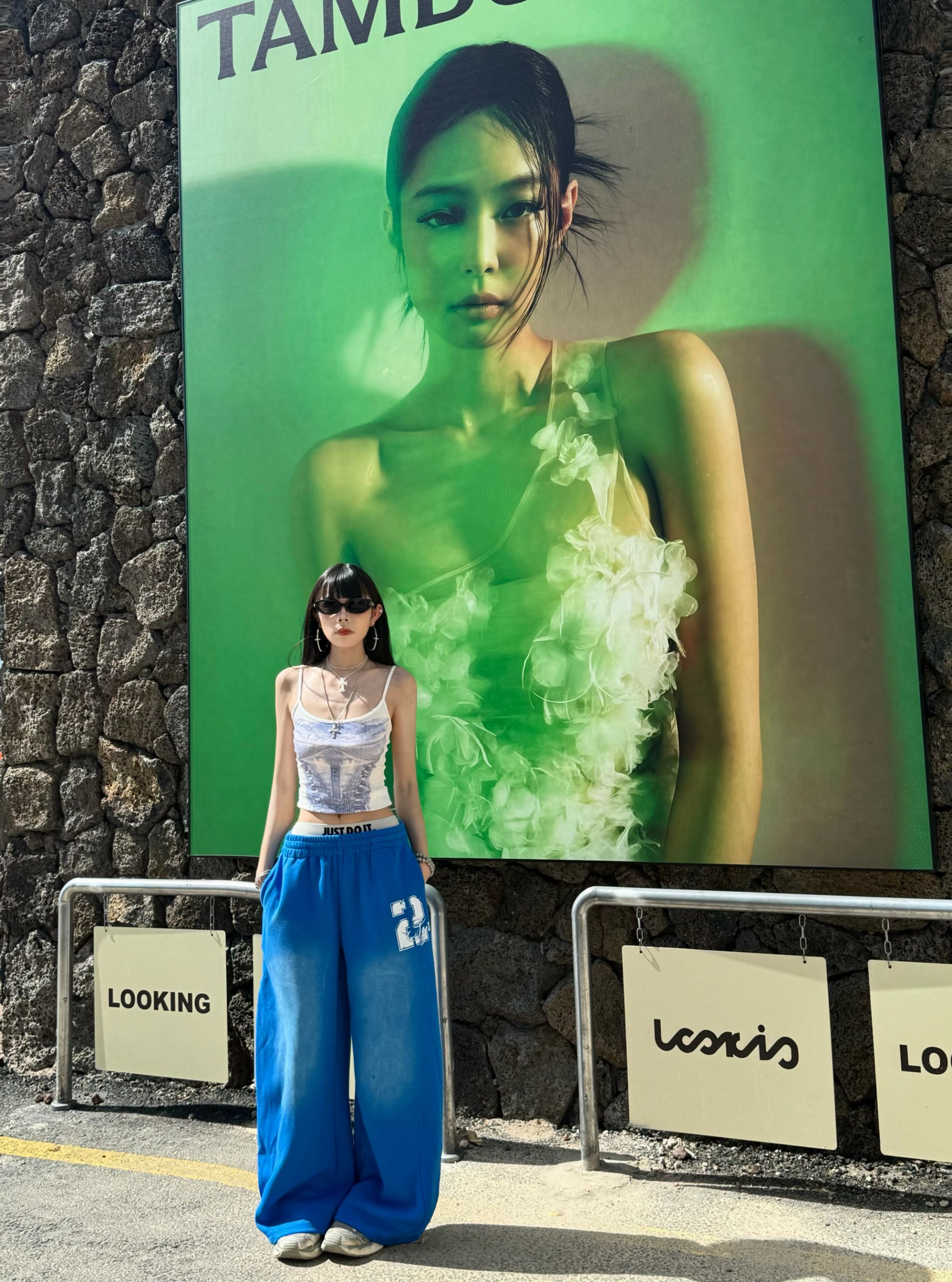 （直播编号）辣妹风上衣 印花复古挂脖背心外穿短款吊带修身