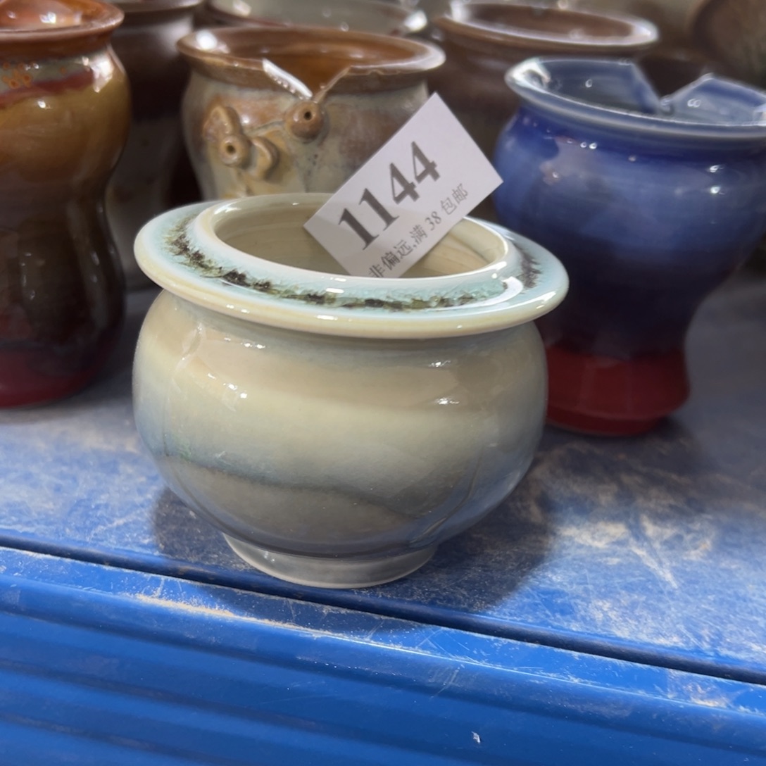 红陶景德镇手工花盆