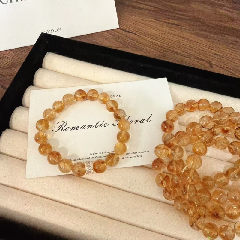 X2056黄塔晶手链高端轻奢手串多样性发一