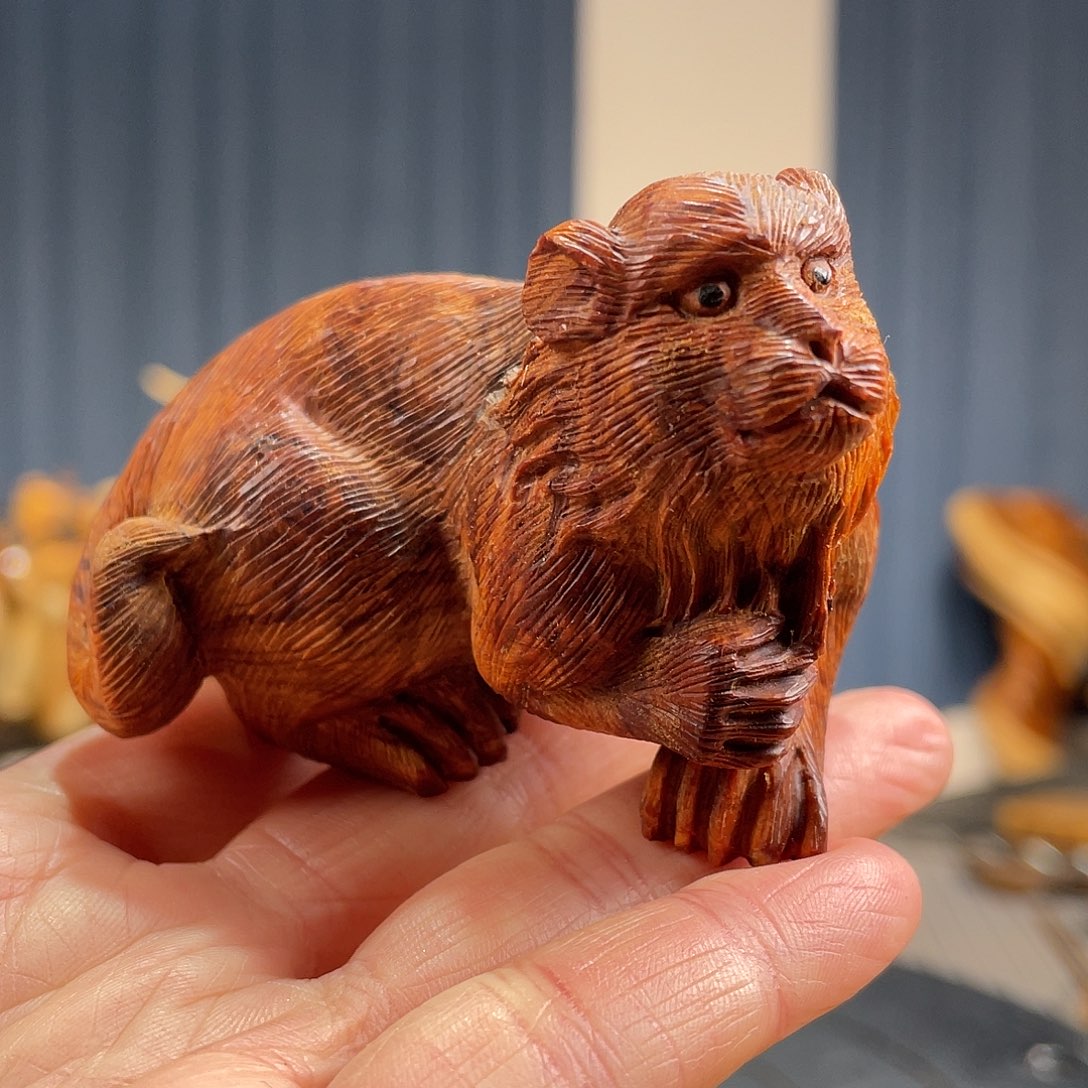 柏木（崖柏）手把件