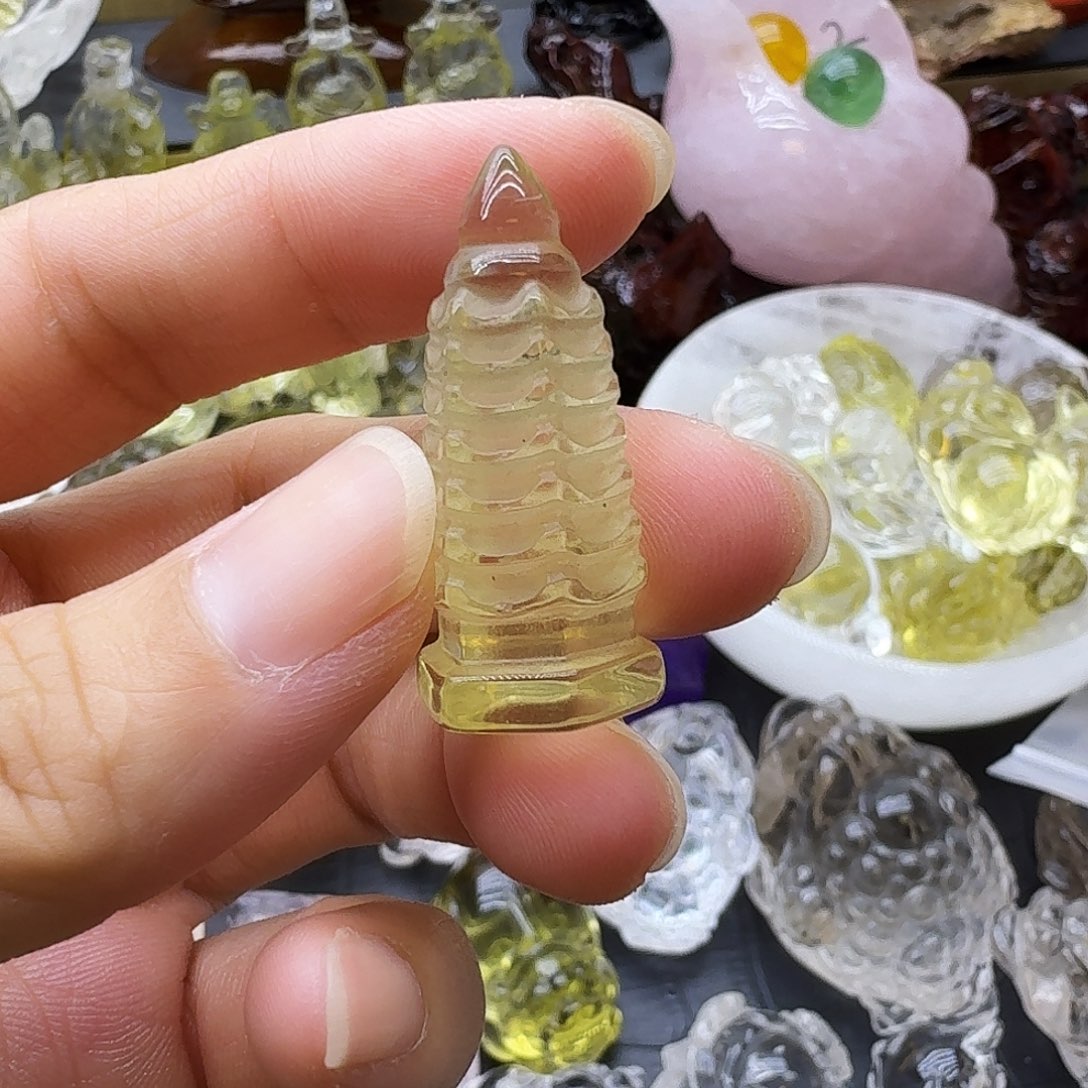 羊***意紫晶珠宝半成品未镶嵌