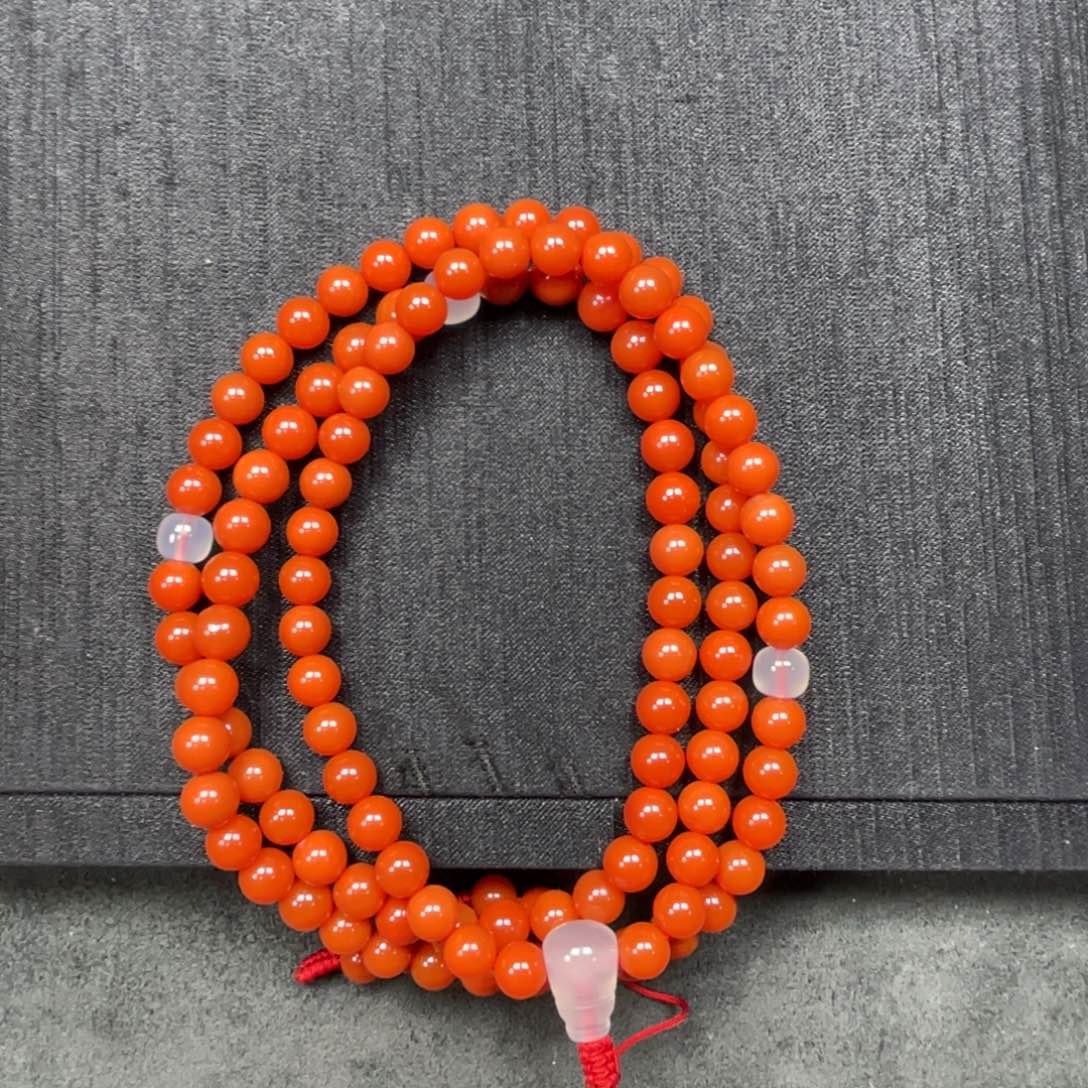 南红玛瑙7➕108未镶嵌