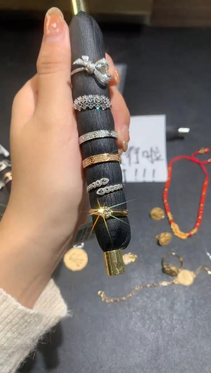 【小鱼严选彩虹盘】钻石戒指-18K金-ZG10-多样性发其一|BZS1