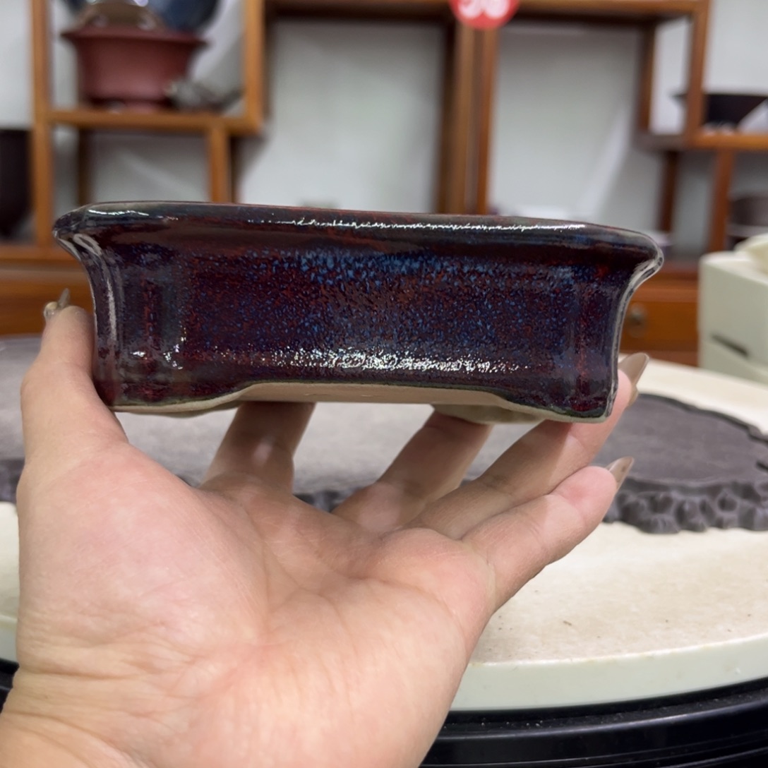 紫砂花盆瑕疵3.5-12.5-10。。。