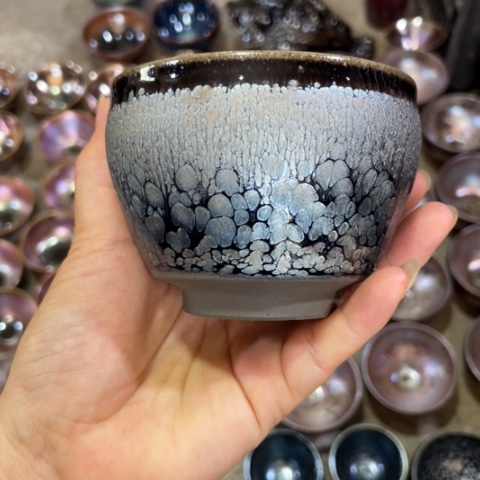 茶盏建阳建盏微瑕尊杯