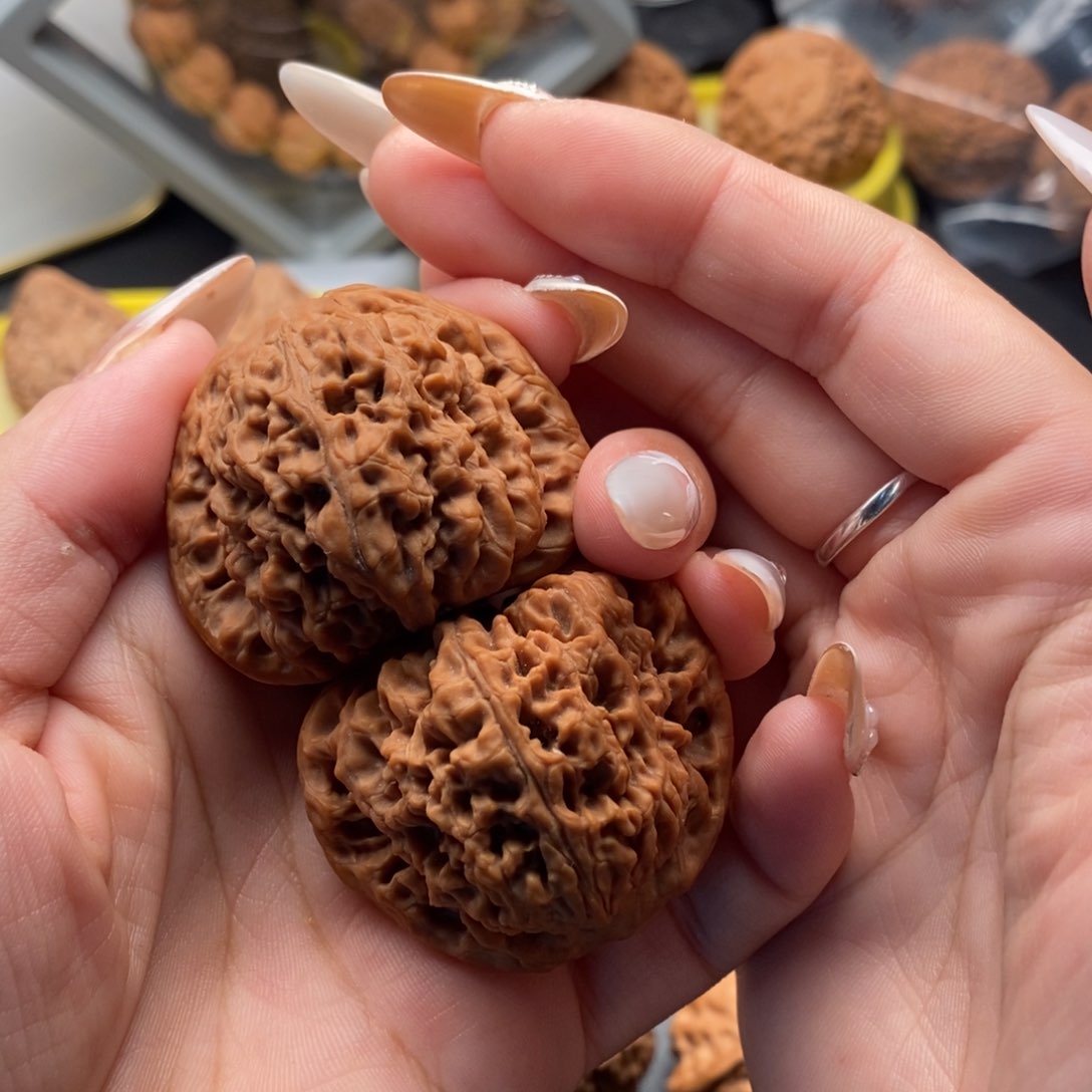 文玩核桃把件狮子43