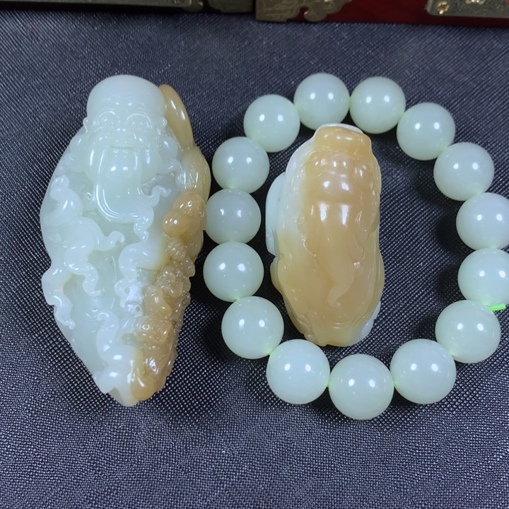 未镶嵌和田玉把件唯***活