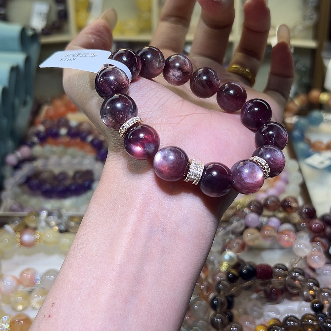 水晶手链未镶嵌乏***见48小时鉴赏