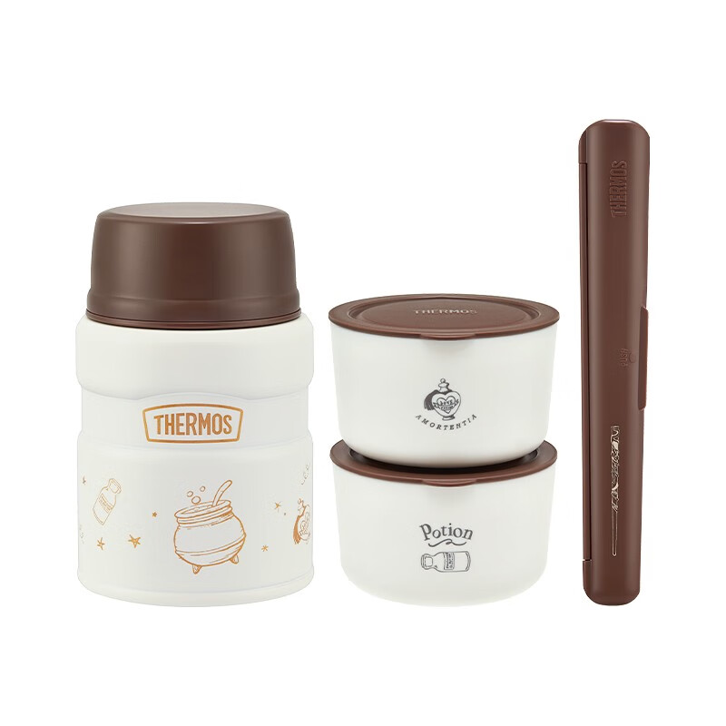 【A等品微瑕】膳魔师母婴哈利波特系列高真空不锈钢食物罐午餐组