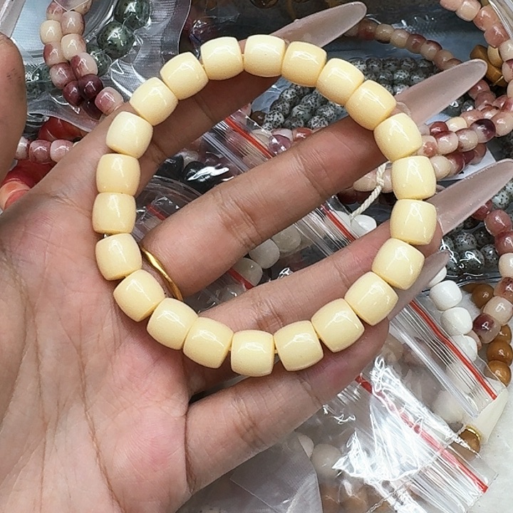 星月菩提手串546黄驼10直单圈