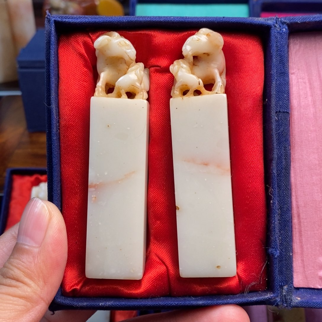 喜**降寿山石收藏作品石