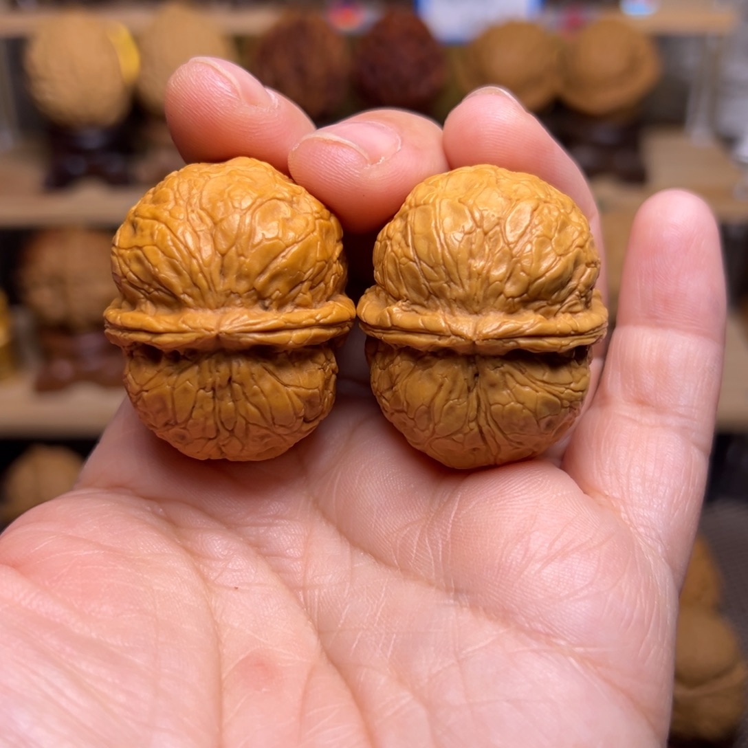 把件文玩核桃12w玄武元宝38尺