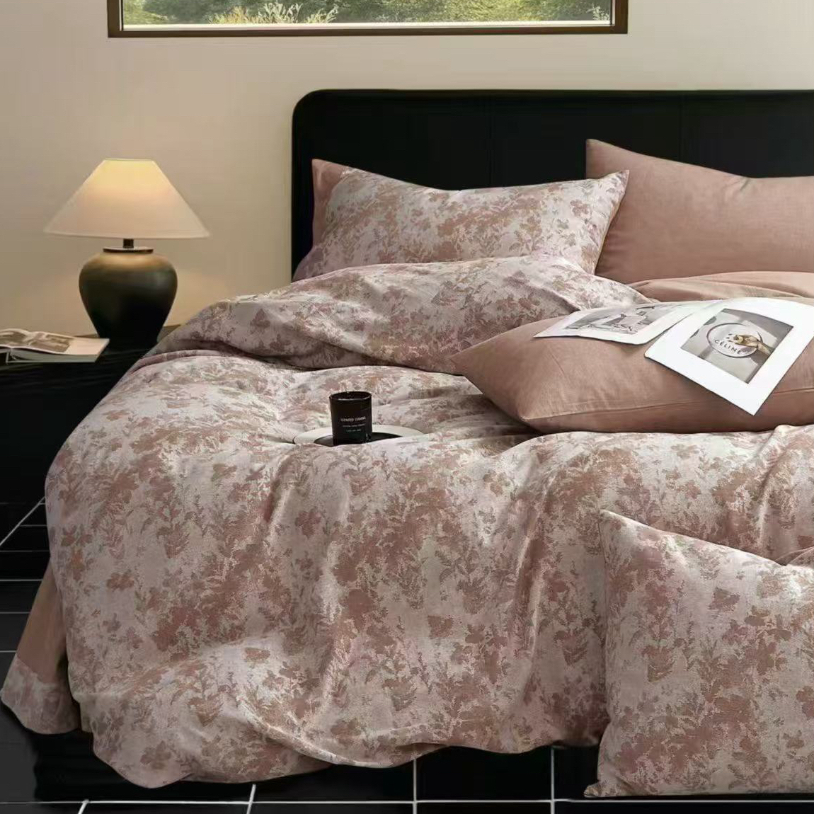 【花朦胧】云锦棉色织提花200*230 4.5斤 双人四季被