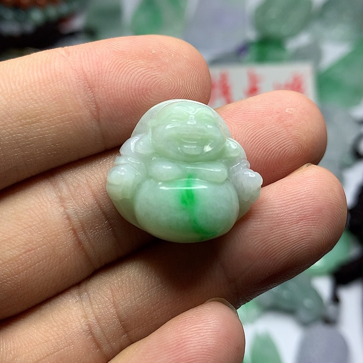 翡翠未镶嵌吊坠(赠链)喆*不退不换