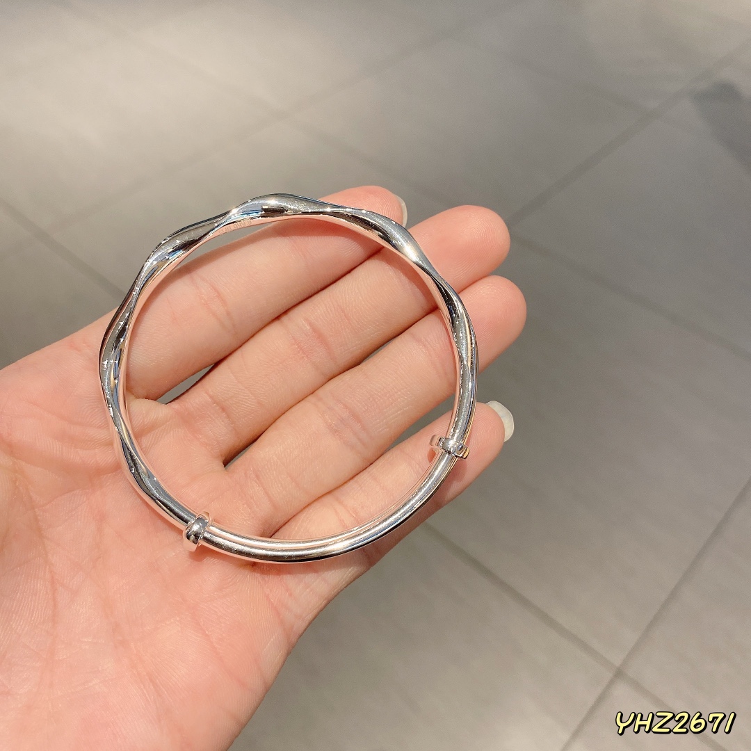 足银手镯 9999纯银手镯女莫比乌斯手环银镯子送女朋友礼物可刻字