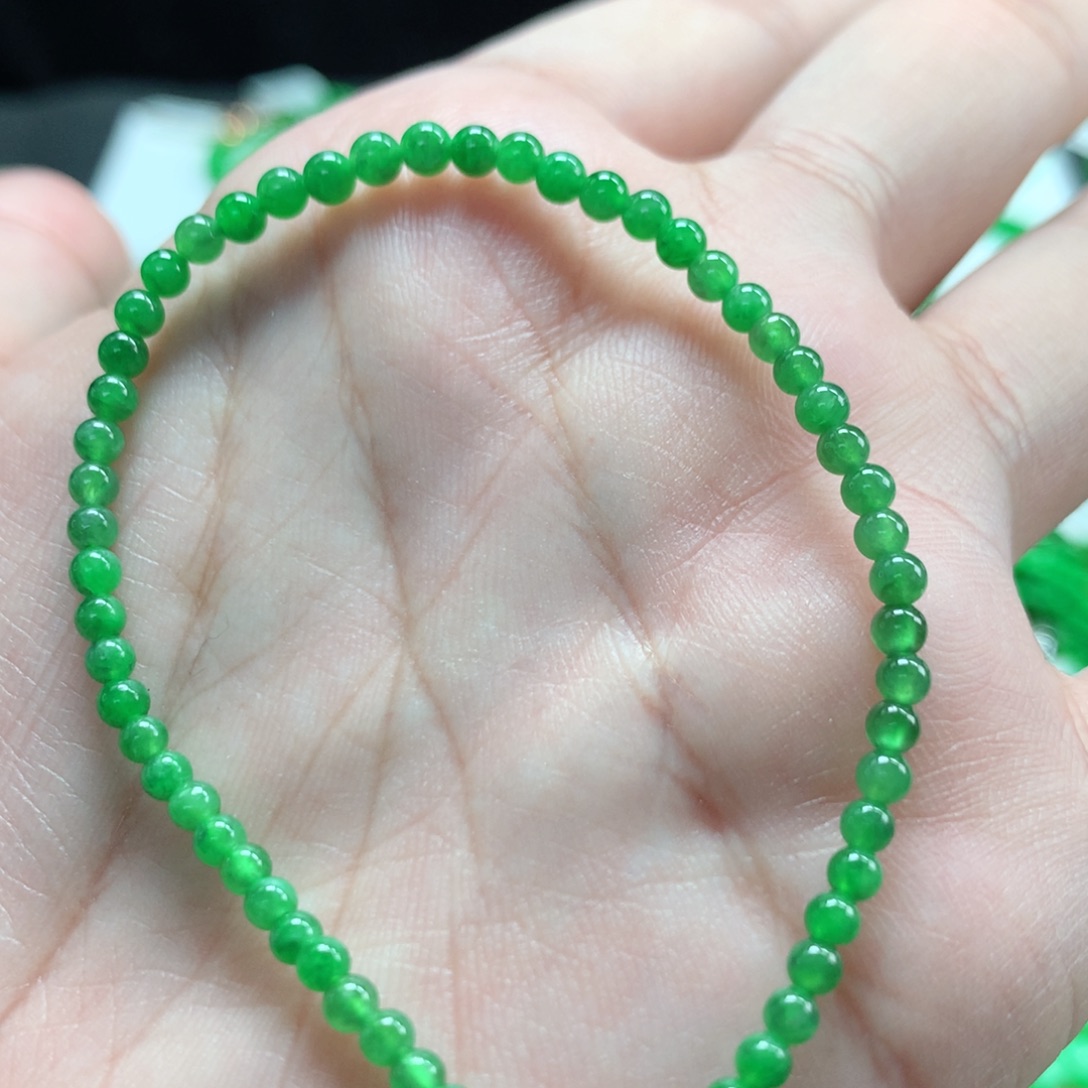 翡翠未镶嵌手链翡翠