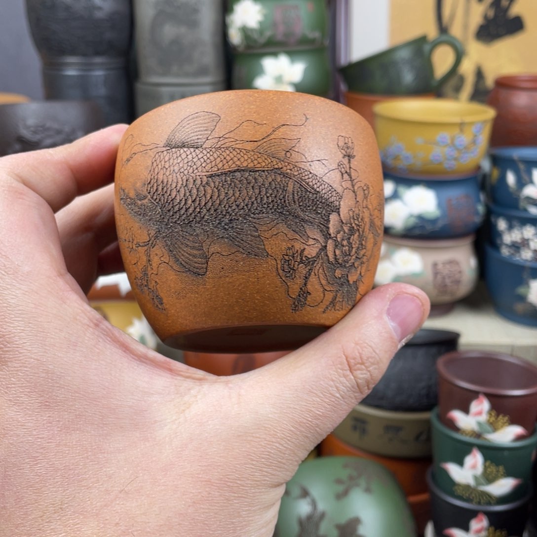 紫砂茶杯紫砂茶杯