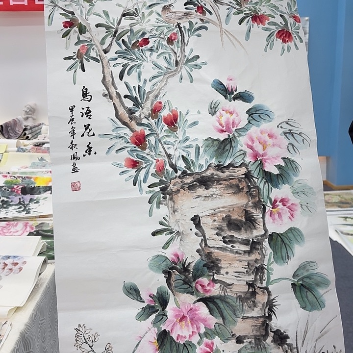 国画手绘国画作品