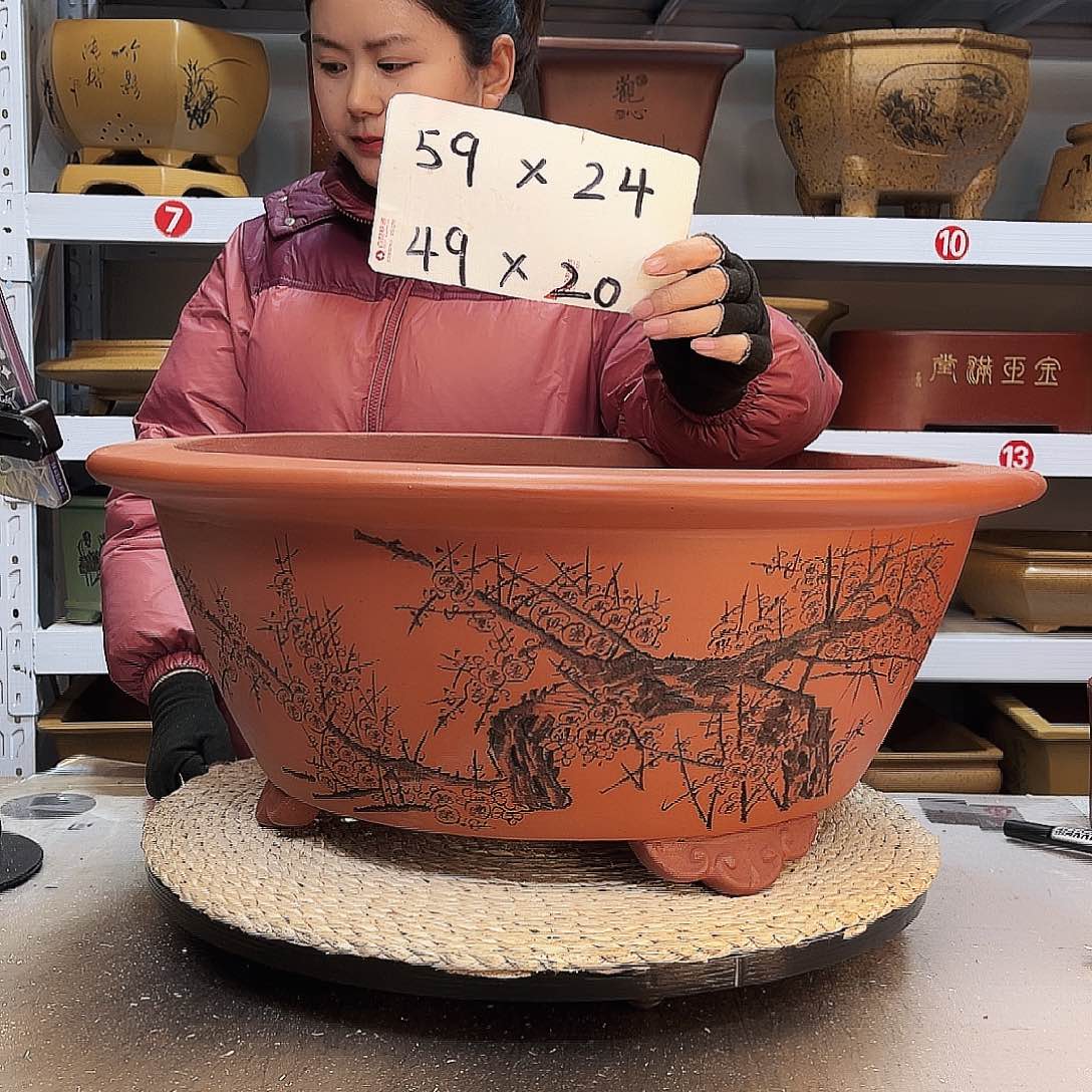 紫砂花盆紫砂花盆