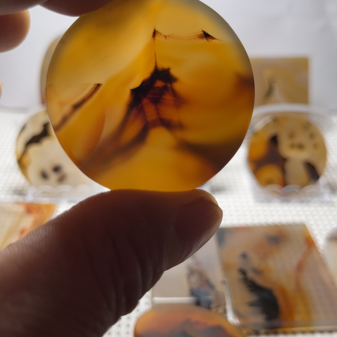 玛瑙/玉髓未镶嵌吊坠(不含链)