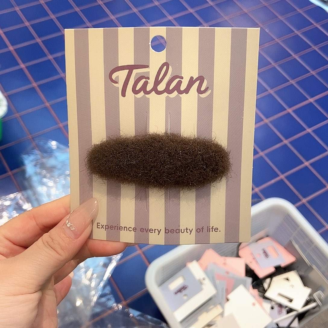 布艺铁合金深咖掰掰夹