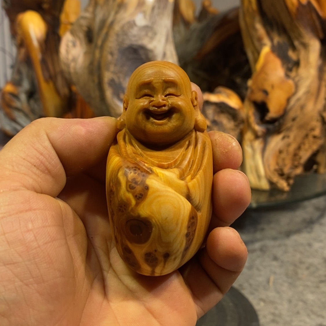 【闪购商品】柏木（崖柏）根雕木雕工艺品摆件家居手把件