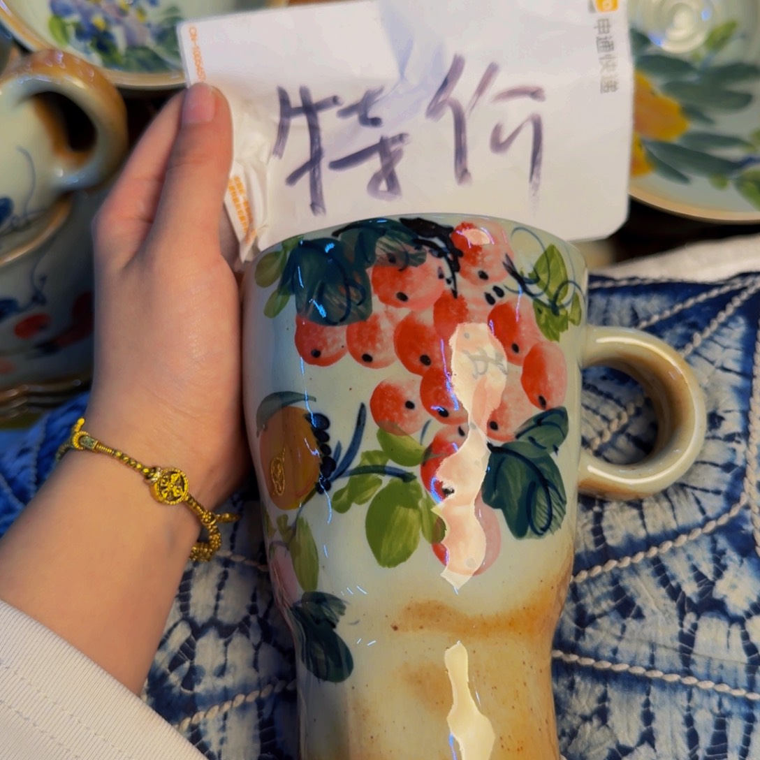 瓷片景德镇陶瓷手工手绘