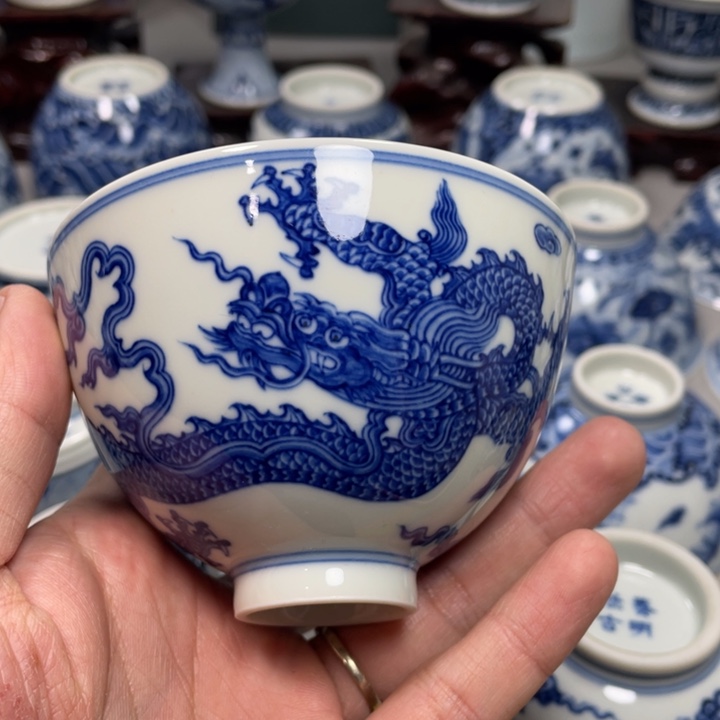 杯子景德镇陶瓷现代手工陶瓷茶具