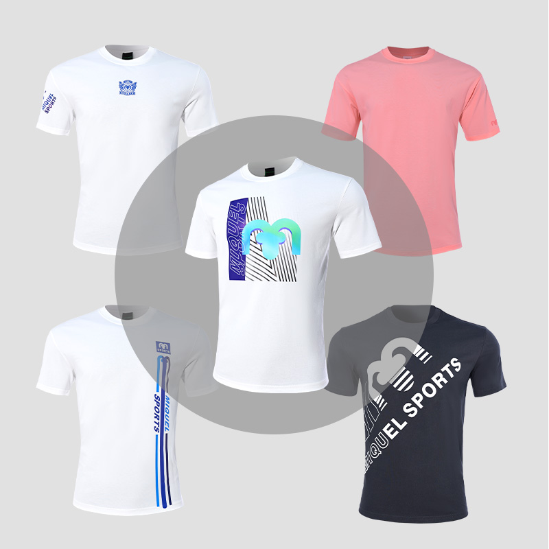 微瑕尾货/短袖T恤夏季舒适时尚印花日常休闲圆领透气