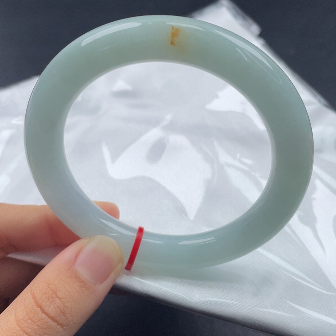 翡翠未镶嵌手镯（圆镯）5758圈