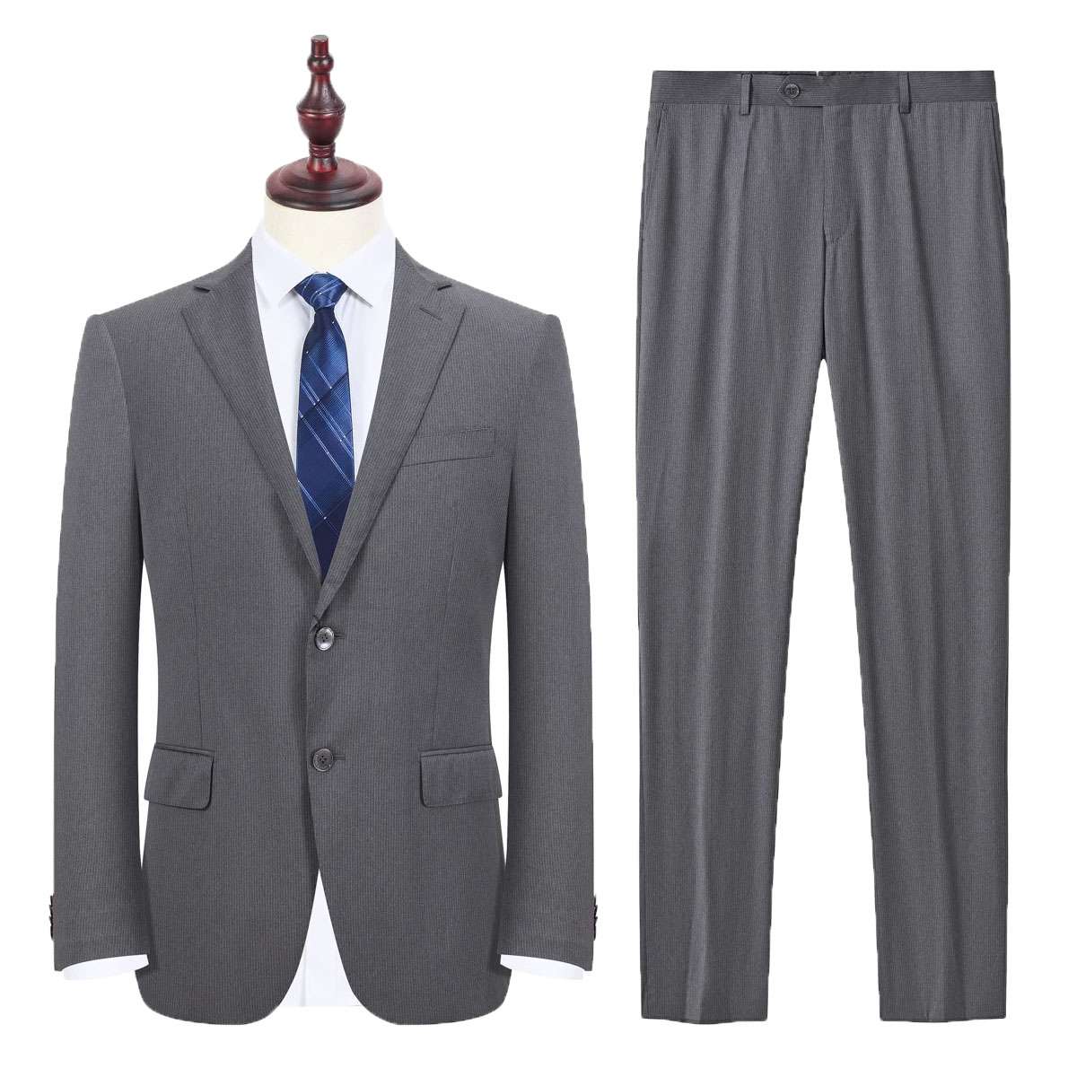 KFMAB14043套西 进口面料【1881】130支 羊毛100% 男士春秋二扣西服